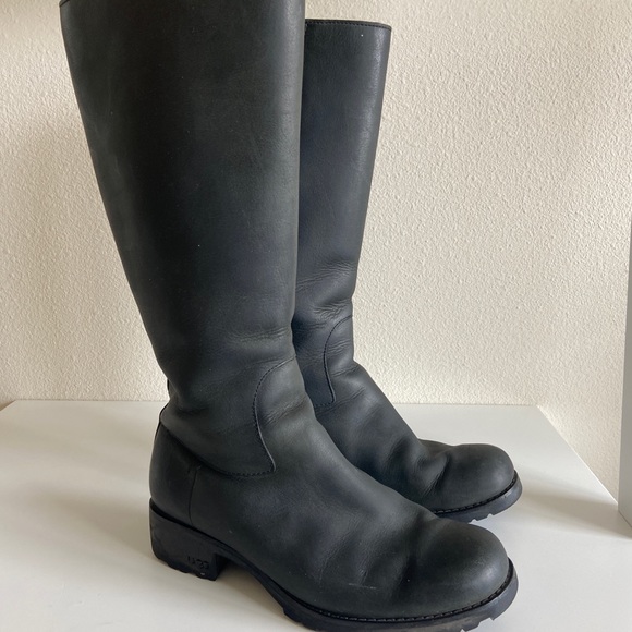 Ugg Sherpa Lined Boots Broome II 1916 Black US 9 - Picture 3 of 8